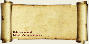 Emilija Ajdačić vizit kartica